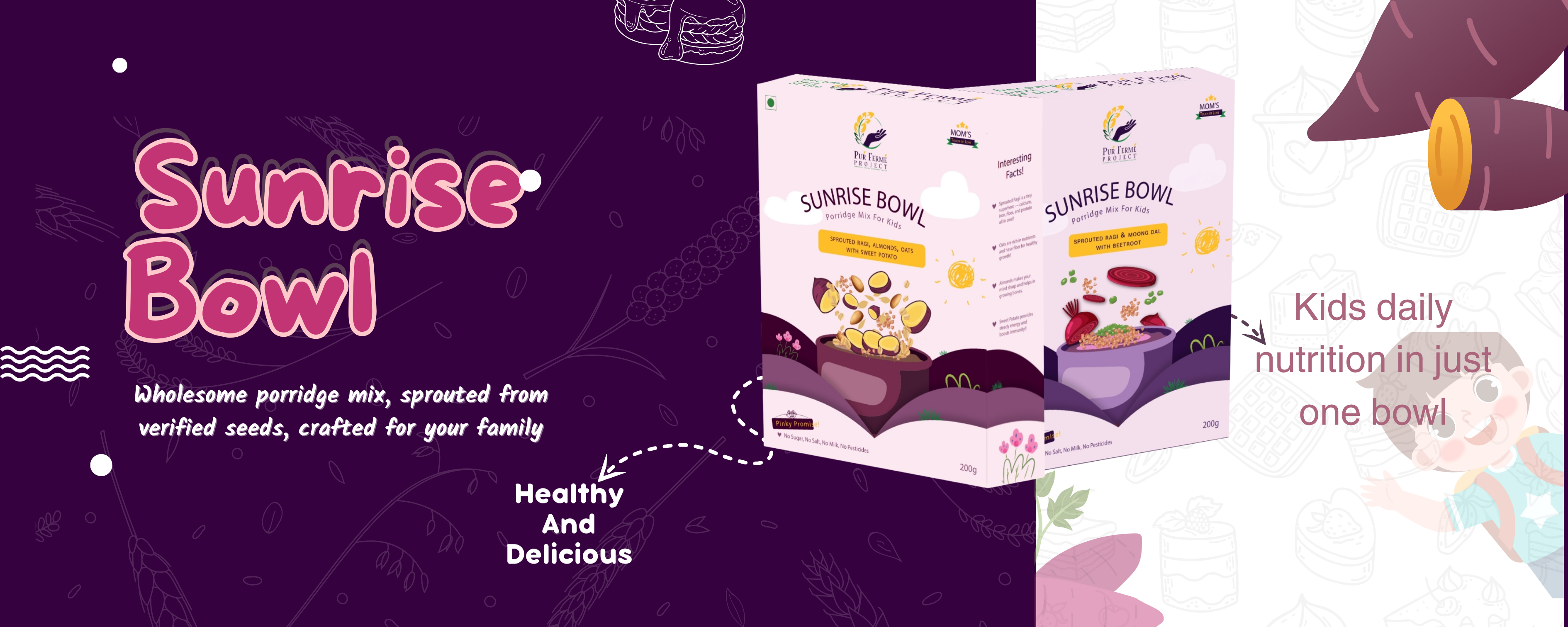 Porridge Mix Banner