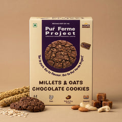 Chocolate Cookies made with Millet & Oats – (12 Cookies, 240g)