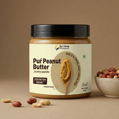 Peanut Butter - Unsweetened & Creamy (500g)
