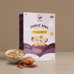 Sunrise Bowl - Sprouted Ragi, Almonds, Oats and Sweet Potato Porridge Mix for Kids