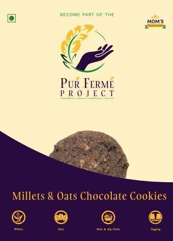 PurFerme Millets & Oats Cookies – Gluten Free Breakfast & Chocolate (Buy 1 Get 1 Free)