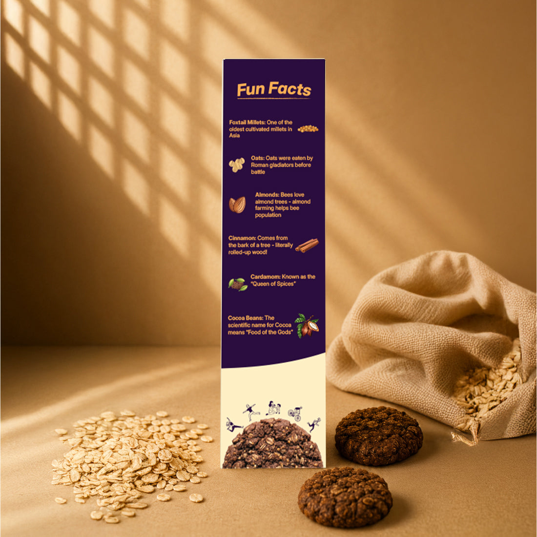 Millet & Oats Cookies Combo – Breakfast + Cocoa - (2 x 240 g)