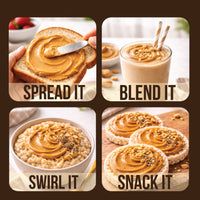 Peanut Butter - Unsweetened & Creamy (500g)