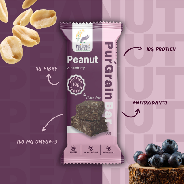 Millet PuŕGrain Bar Combo – 10g Protein (10 Bars, 2 Variants) | Puŕ Fermé Project