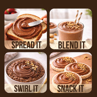 Ragi & Cocoa Peanut Butter - Sweetened with Jaggery & Creamy (500g)