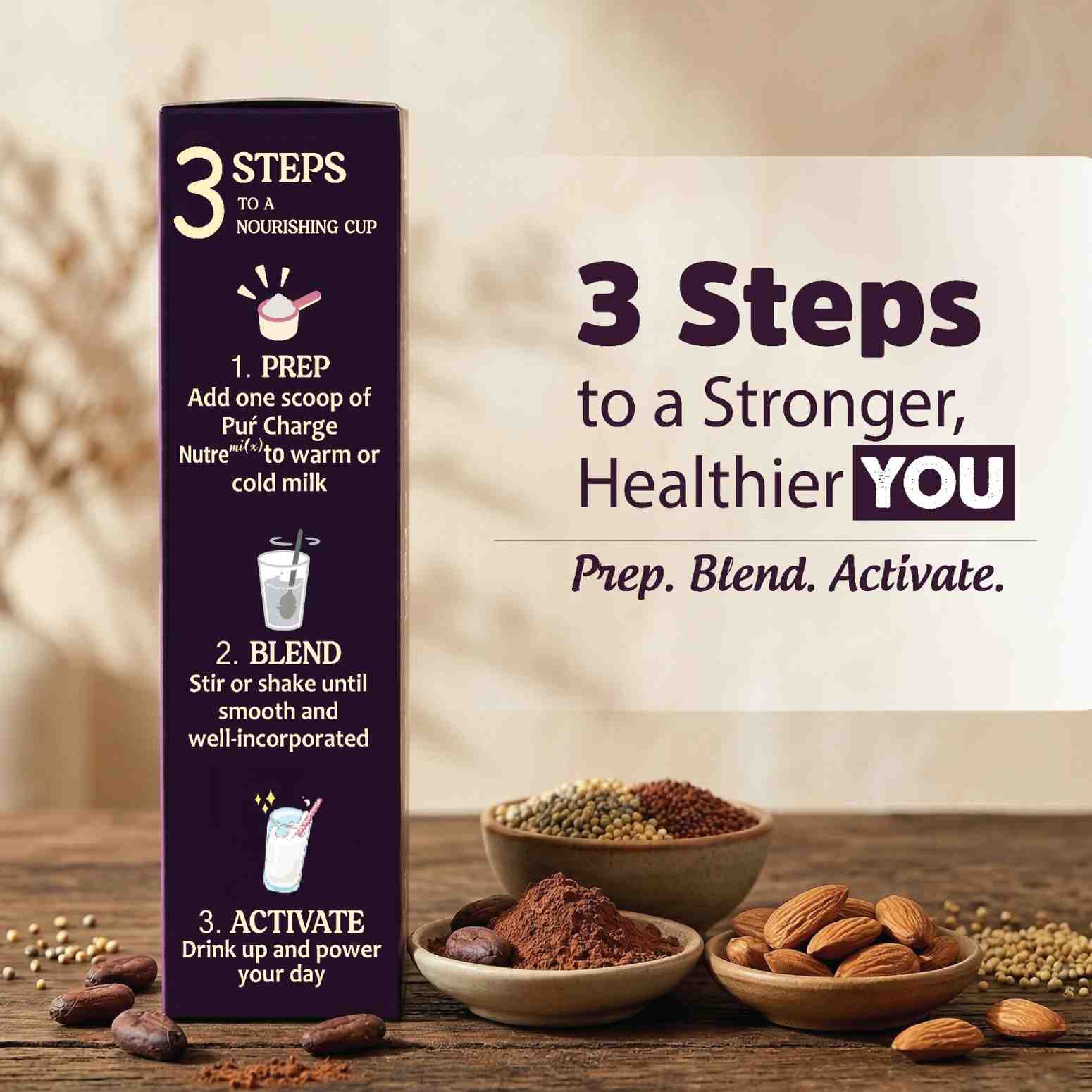 Pur' Charge Nutremi(x)- For 13+ years, Cookies and Cream