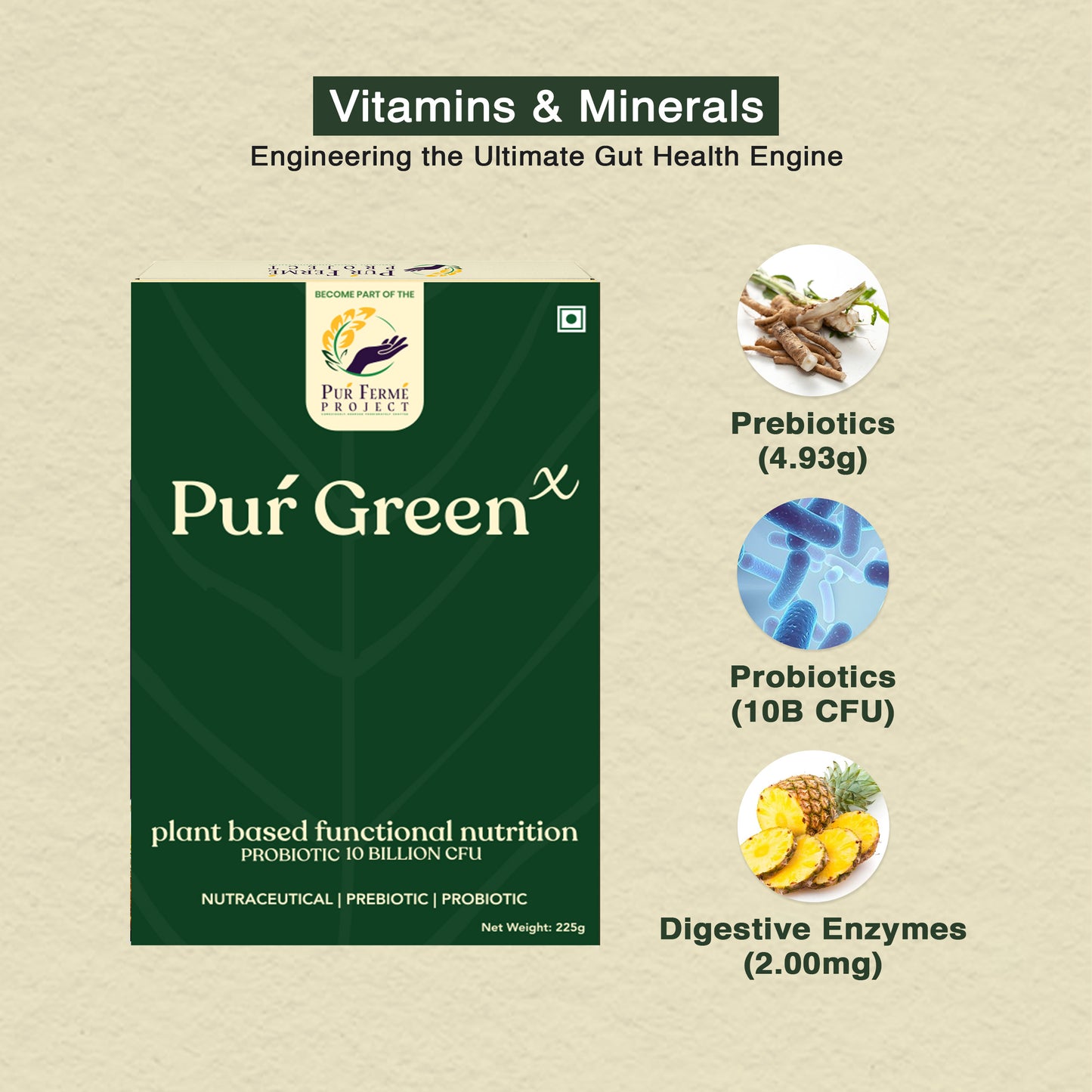 Pur' GreenX- For Adults, mixed berries flavour