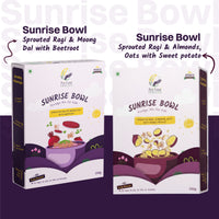 Sunrise Bowl – Sprouted Ragi with Almonds, Oats & Sweet Potato