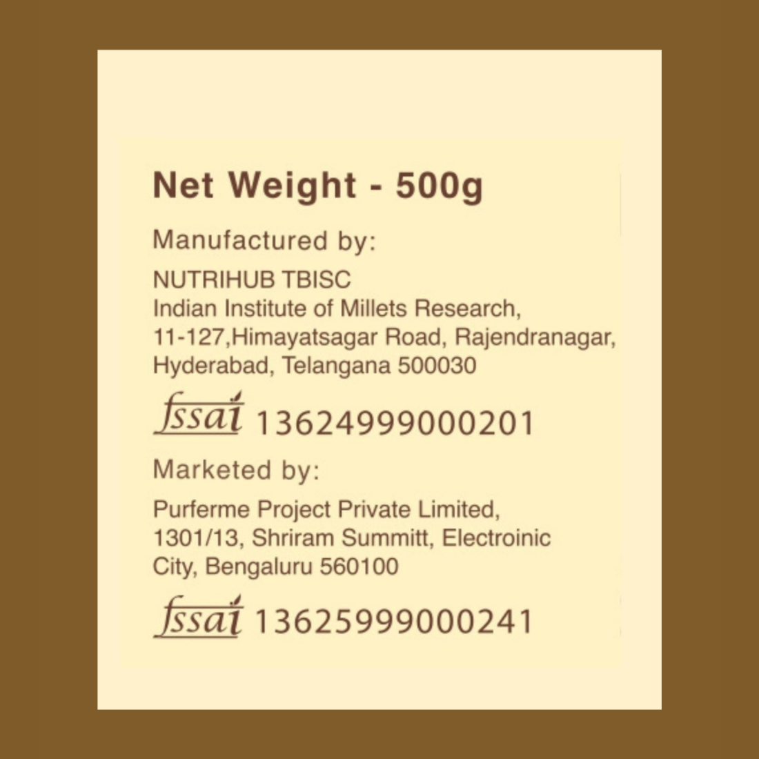 Millet PuŕGrain Bar Combo – 10g Protein (10 Bars, 2 Variants) | Puŕ Fermé Project