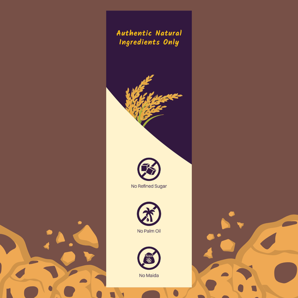 Millet & Oats Breakfast Cookies – 12 Cookies, 240g| Puŕ Fermé Project