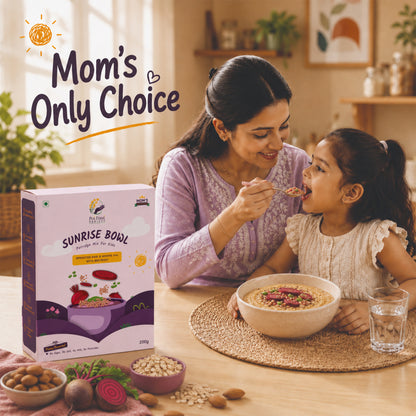 Sunrise Bowl Ragi Porridge Combo – Sweet Potato + Beetroot - (2 x 200 g)
