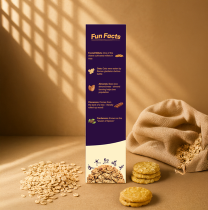 Millet & Oats Cookies Combo – Breakfast + Cocoa - (2 x 240 g)